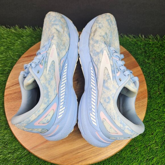 Brooks Adrenaline GTS 23 Shoes Womens Size 8 Blue Pink Athletic Running Sneakers - Picture 11 of 16